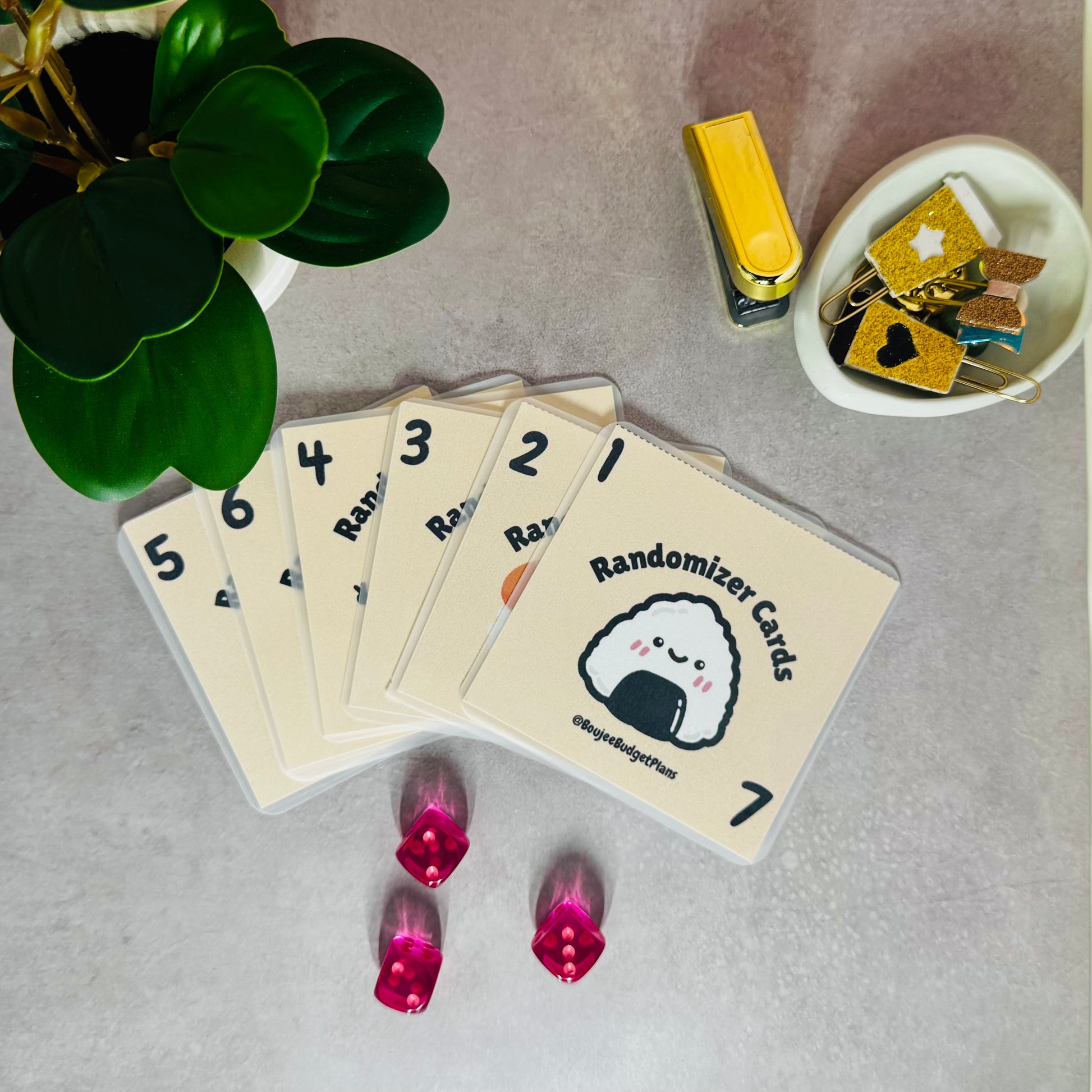 Fun Sushi Savings Challenge  Randomizer Cards!