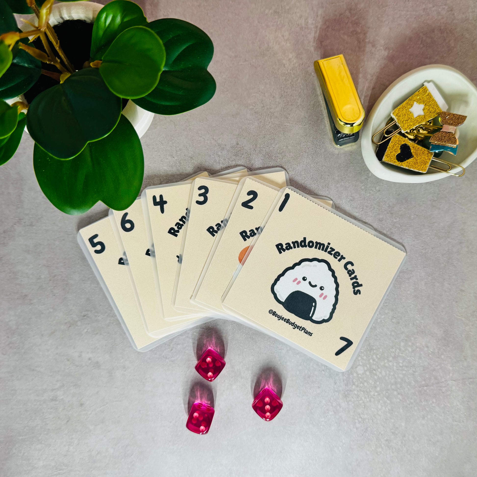 Fun Sushi Savings Challenge  Randomizer Cards!