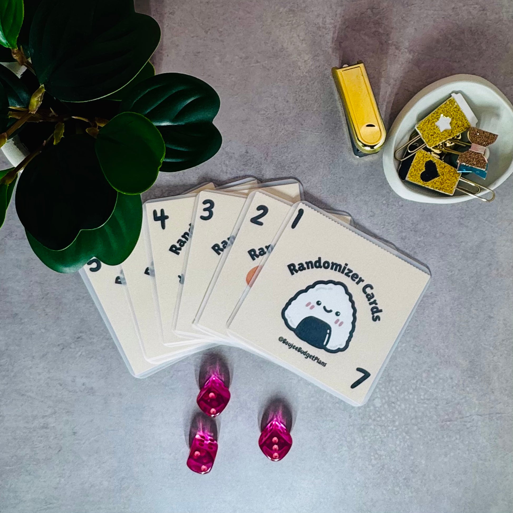 Fun Sushi Savings Challenge  Randomizer Cards!