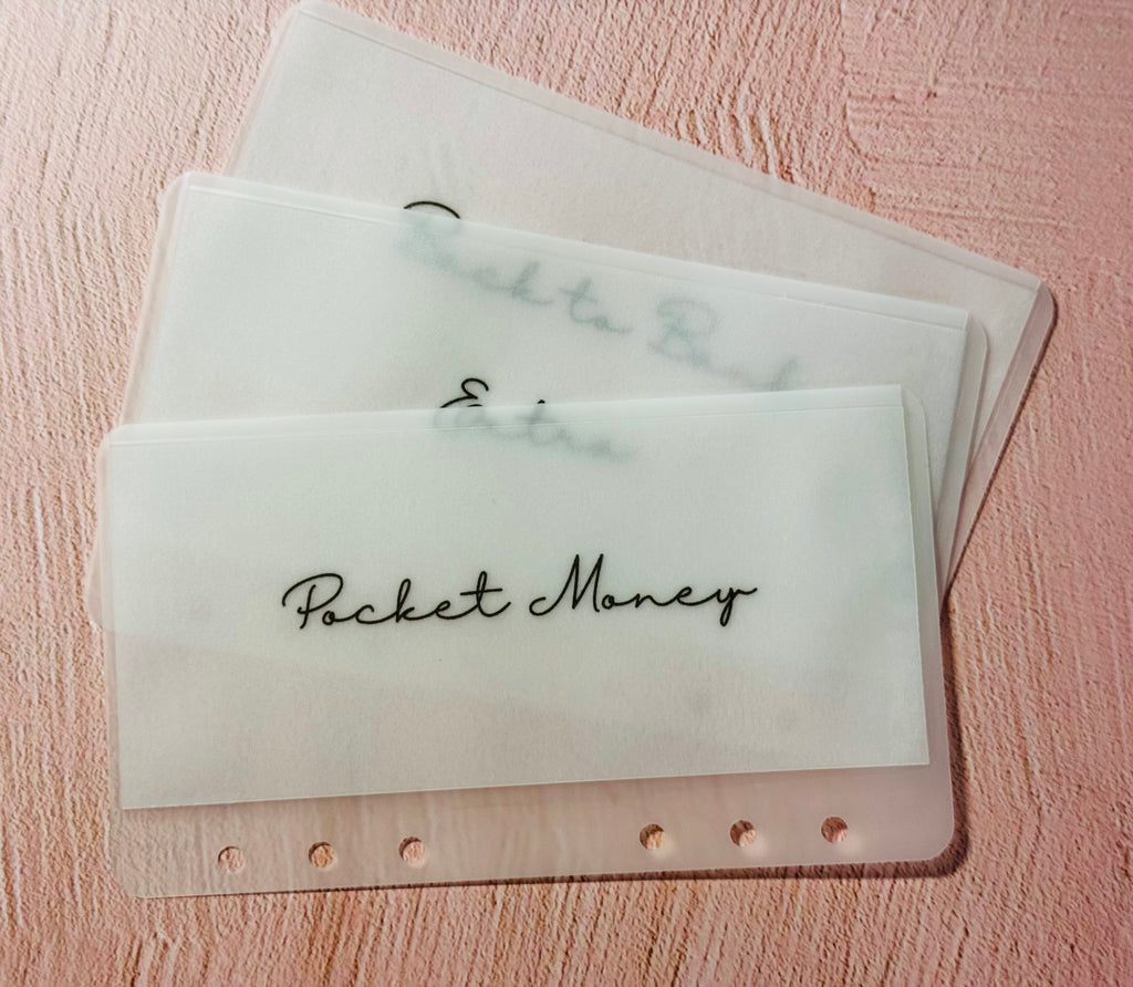 Simple Sophisticated Matte Cash Envelopes