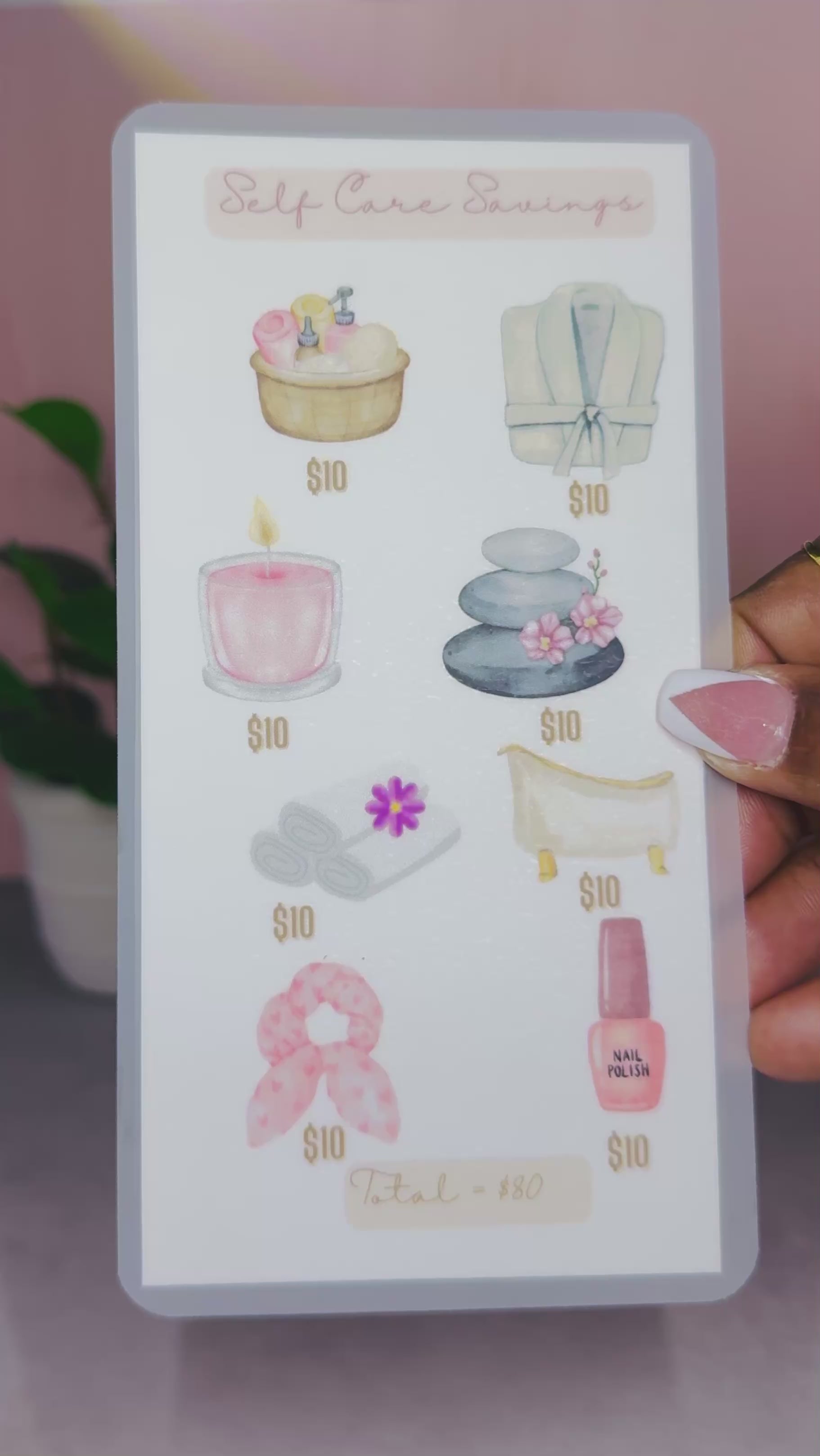 Boujee A6 Self-Care Savings Challenge! 💖✨