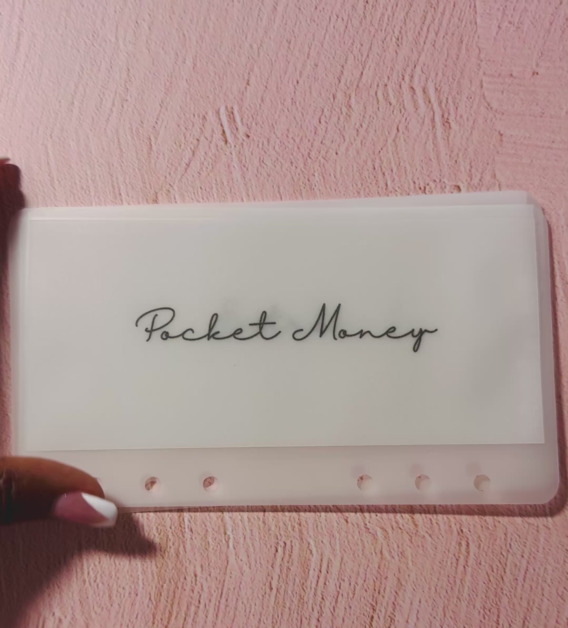 Simple Sophisticated Matte Cash Envelopes